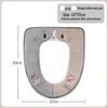 CHAHUA Washable Toilet Seat Cushion with Handle