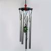 Red Bird Metal Wind Chime - Vibrant Red Creative Wind Chime Memorial Gift for Indoor/Outdoor Garden Decoration, 24 Inches