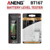 Digital Battery Level Tester Detector ANENG BT167 Battery Indicator Battery Capacity Monitor AA/AAA/21700/18650 Button Cell Tools with Digital Display