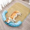 Dog Sleeping Mat with Neck Support Anti-Slip Breathable Summer Cooling Small Cat Pet Bed Mat Puppy Kennel Pet Accessories New