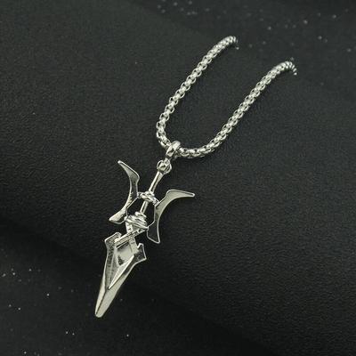 Death Note Halberd Pendant Necklaces Christmas Gift Misa Amane Cosplay Adornment Halloween Goth Cross Jewelry Valentines Gift