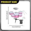 Child Jazz Drum Set Musical Toy Early Educational Simulation Percussion Instrument for Kids
