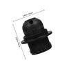 10Pcs E27 Threaded Lamp Holder Large Clip-on Light Socket Household Desktop Pendant Lamp Holder Replacement Adapter