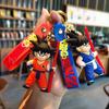 Dragon Ball Goku Figure Keychain: Golden Cudgel Anime Ornament