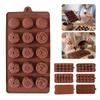 Non-Stick Chocolate Moulds DIY Fondant Coffee Mould Easy Release Baking Mold  Kitchen Accessories