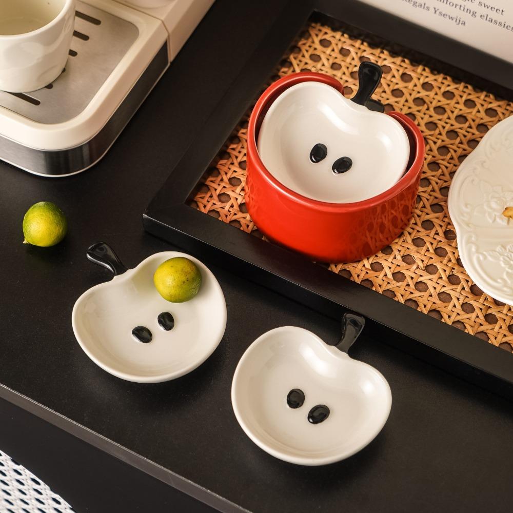 

Underglaze Color Dipping Dish Ceramic Soy Sauces Vinegar Dish Seasoning Dish Soy Sauces 5-Piece Set