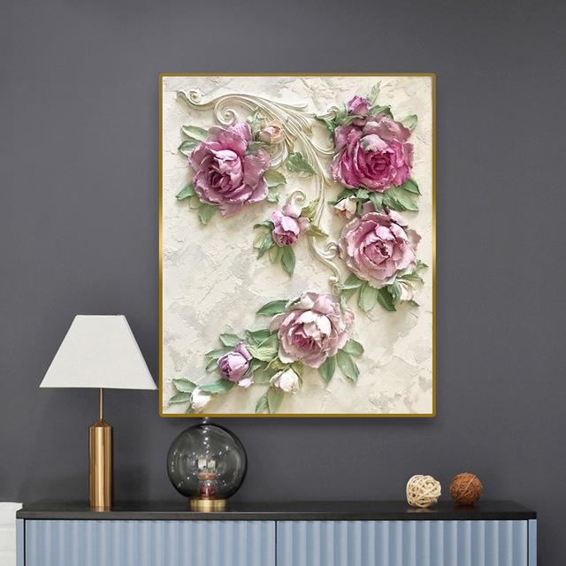 Art Scandinavian Flower Poster Home Decor Canvas Painting Wall Art Posters And Prints Wall Pictures For Living Room Decoration