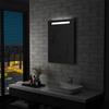 Bathroom Wall Mirror with LED Lighting 60 x 80 cm