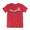 Mens Czech Republic Country Badge Football Tee 2024 T-Shirt Top Euro Shipping
