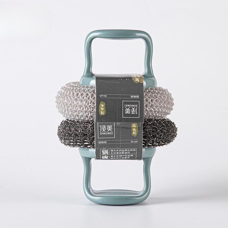 The Multi-purpose Steel Wire Brush for Kitchen Dishwashing and Pot Cleaning Is Not Afraid of High Temperatures
