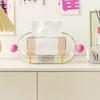 Dopamine Tissue Box Cover Press To Open Tissue Paper Holder Storage Organizer Napkin Holder  Car