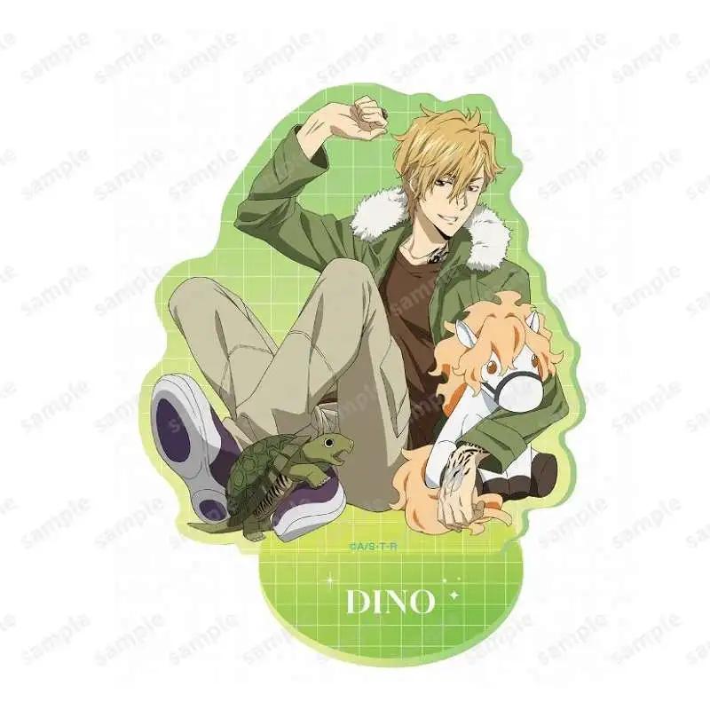 Game Belphegor Tsuna Gokudera Hibari Mukuro Squalo Acrylic Stand Doll Anime Figure Model Plate Cosplay Toy for Gift