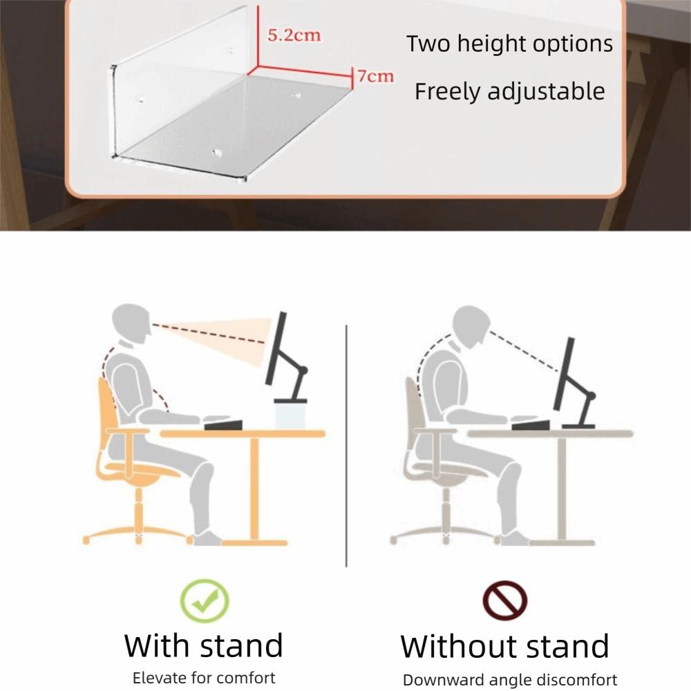 Thickening Computer Monitor Stand Durable Desktop Storage Rack Computer Height Stand  Office