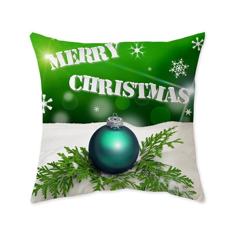 Christmas Series Decorative Cushion Pillow Ins Style Fashionable Sofa Living Room Bedside Cushion Pillow Cover