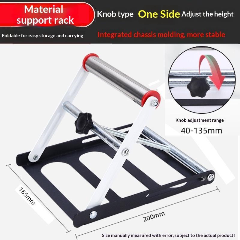 Heavy Duty Table Saw Roller Stand Adjustable Height Attachment for Miter Cutting Machine Woodworker Daily Use