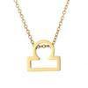 14K Gold-Plated Zodiac Pendant Necklace - Hot Selling Stainless Steel Women's Necklace