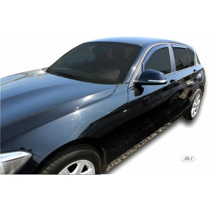 Air Deflectors - J&J AUTOMOTIVE - Heko - Smoked - For BMW 1 Series F20 2011-2019 - Easy Installation
