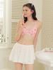 BARREL Summer Breeze Cover-Up Layered Skirt Ivory (B6Swwsk061Ivr)
