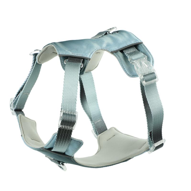 Gradually Change Color Dog Leash Vest Type Chest Back Coat Pet Chest Strap Dog Strap Medium and Large Dog Pet Supplies