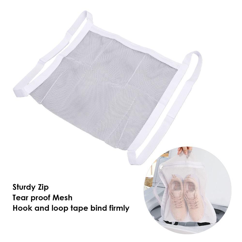 Zipper And Strap Sneaker Laundry Bag Breathable Mesh Mesh Laundry Bag Washing Machine