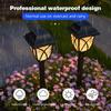 2-8 pack Solar LED Courtyard Lamp Outdoor Waterproof Lawn Lights Solar Landscape Channel Light Corridor Garden Decoration Light