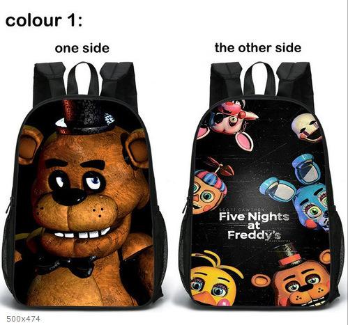 Straight Hair Roblox Double-Sided Schoolbag Roblox Game Merchandise Double-Sided Backpack For Primary And Secondary School Students