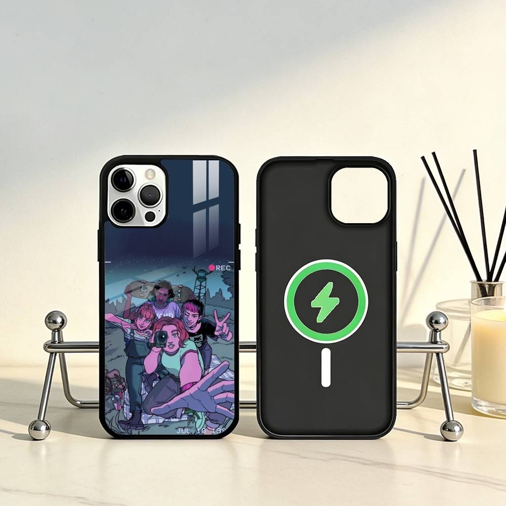 L-Lost R-Records Bloom Rage Phone Case For iPhone17,16,15,14,13,12,11 Plus,Pro Max Magnetic For Magsafe Wireless Charging