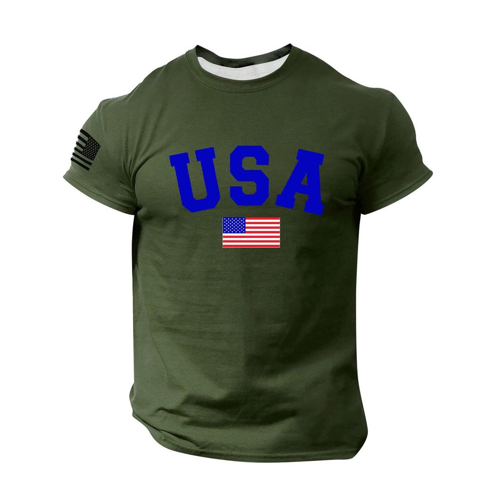 Męski T-shirt z krótkim rękawem z nadrukiem na Dzień Niepodległości