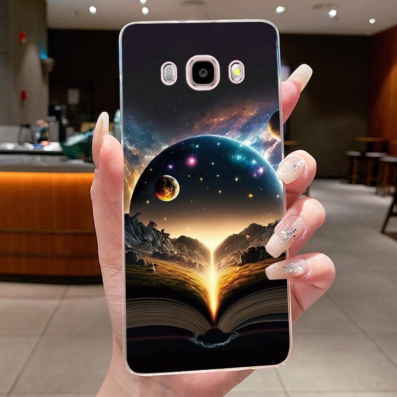 Casing For Samsung Galaxy J5 (2016) SM-J510F / J7 (2016) SM-J710F Soft Cover Luxury Dragon Cute Cool Boys Girls Transparent Case