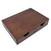 Coffee Capsule Holder Multifunctional Wood Coffee Pod Drawer Coffee Maker Stand for Tea Candy Snacks
