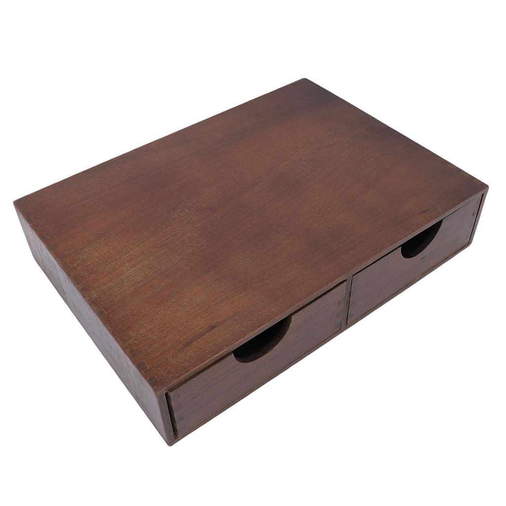 Coffee Capsule Holder Multifunctional Wood Coffee Pod Drawer Coffee Maker Stand for Tea Candy Snacks
