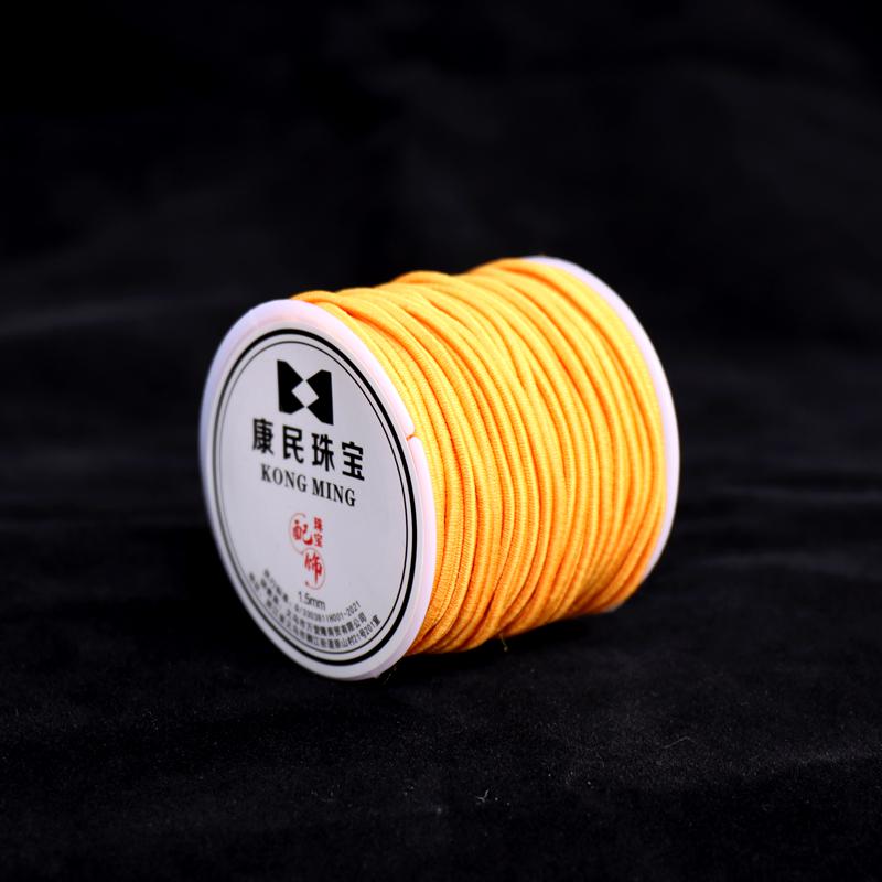 Elastisches Armbandband zum Perlenfädeln: Langlebiger, verschleißfester, kernverstärkter Stretchfaden für lockere oder enge Fadenkreationen