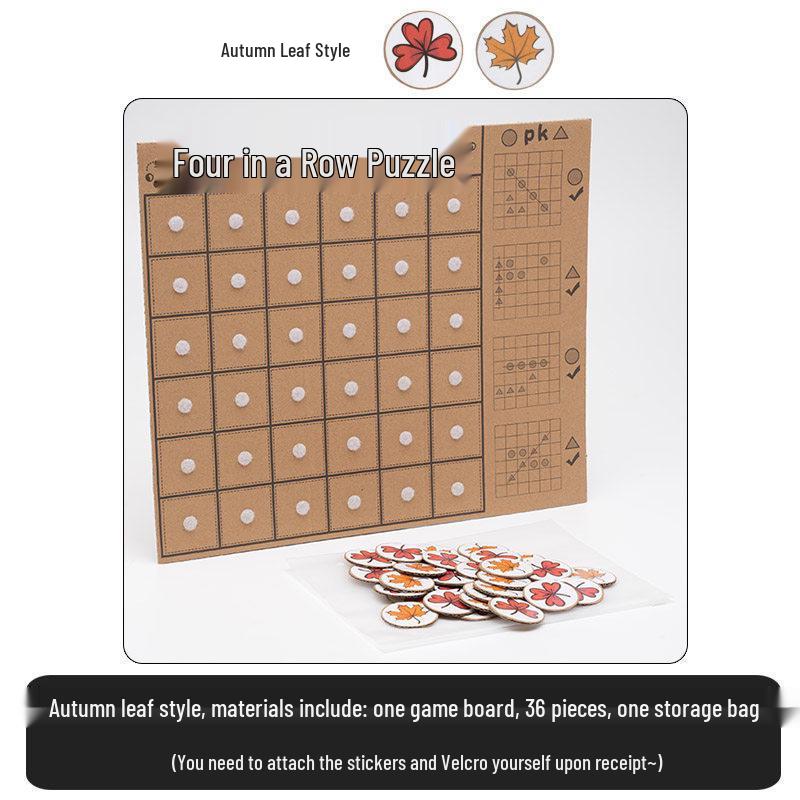 Handmade Educational Toys for Interactive Learning: Four-in-a-Row Game for Parent-Child Engagement in Kindergarten Classrooms No Specification