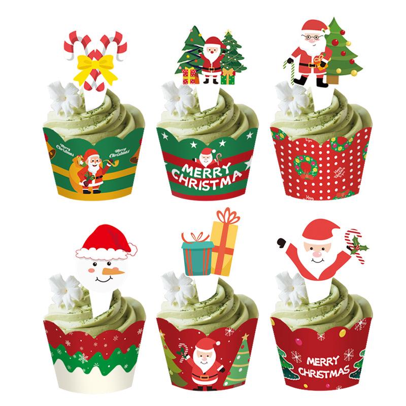 American Christmas Cake Decoration Edging Strips and Party Props