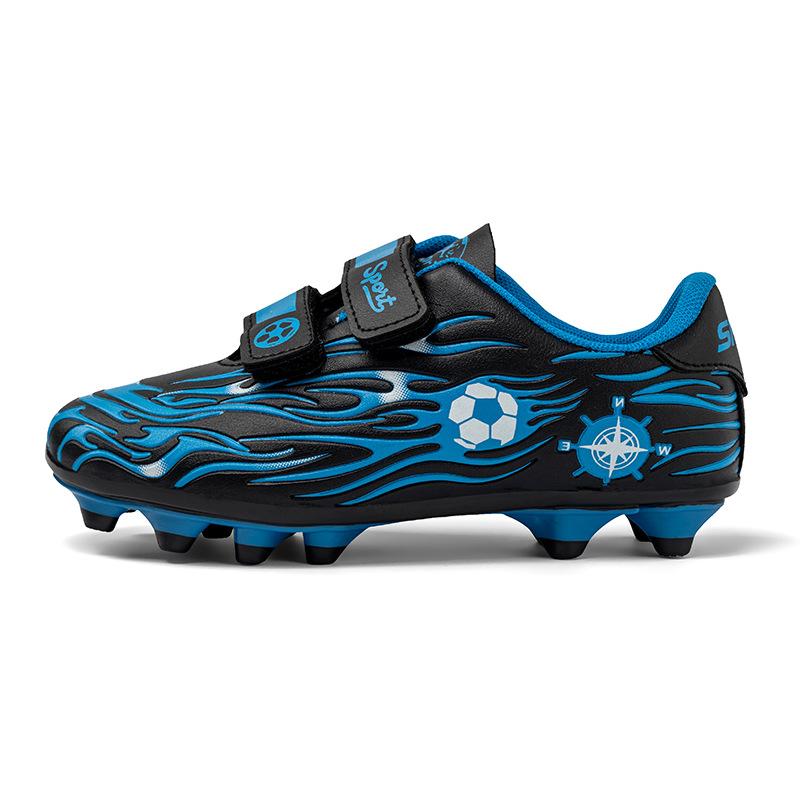 Children's Football Shoes AG Long Nails TF Broken Nails Student Campus Game Training Football Shoes Middle and Old Children's Velcro Sneakers