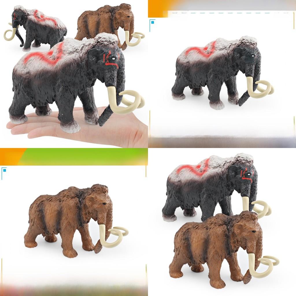 Wild Mammonteus Model For Kids Educational Decor With Pvc Material