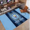 Personalized Crystal Velvet Carpet Manchester City Pattern Non Slip Floor Rug