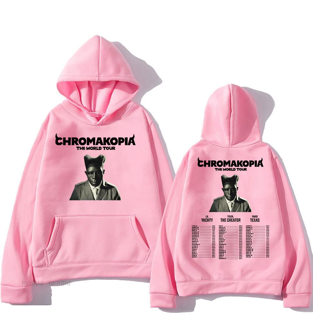 Chromakopia The World Tour 2025 Hoodies Rapper Tylerr The Creator Printing Sweatshirts for Winter Unisex Hoody