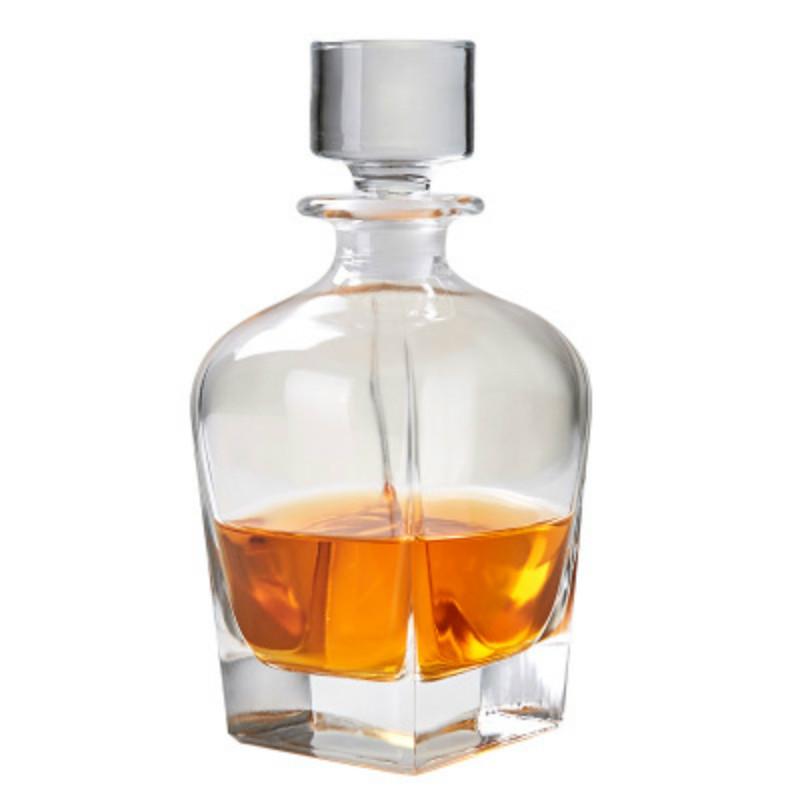 500-800Ml Elegant Whisky Wine Bottle Liquor Divider Thick Lead-Free Glass Wine Decanter Art Wine Set Distilled Beverage Pot