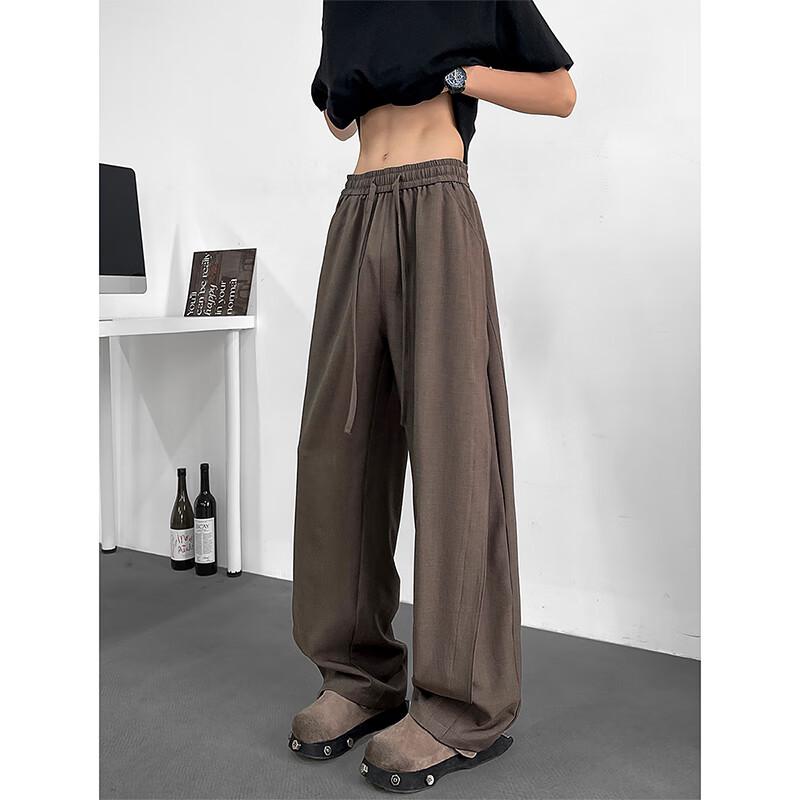 

VUUG Men s Ice Silk Wide-Leg Quick-Dry Casual Pants 3XL