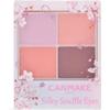 Canmake Silky Flare Eyes Paquete Flor de Cerezo 11 Flor de Cerezo en Lluvia 4.0g Brillo Transparente 4 Colores Sombra en Polvo Rosa Coral