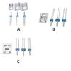 3Pcs Twin Needle Stretch Machine Needle and Presser Foot Replacement Set for Most Household Sewing Machine