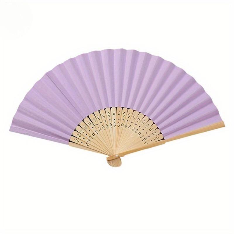 1PC Blank Folding Fan Portable Handheld Folding Fan Children Painting Fan DIY Handmade Materials