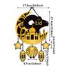 Eid al-Fitr Dekor Přívěsky na dveře Papír Měsíc Hrad Znamení Závěsný Ornament Ramadán Kareem Party Eid Mubarak 2025 Dárková dekorace