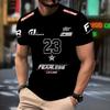 T-shirt da Uomo Vintage con Grafica da Corsa Vestibilità Muscolare Manica Corta per Palestra Streetwear