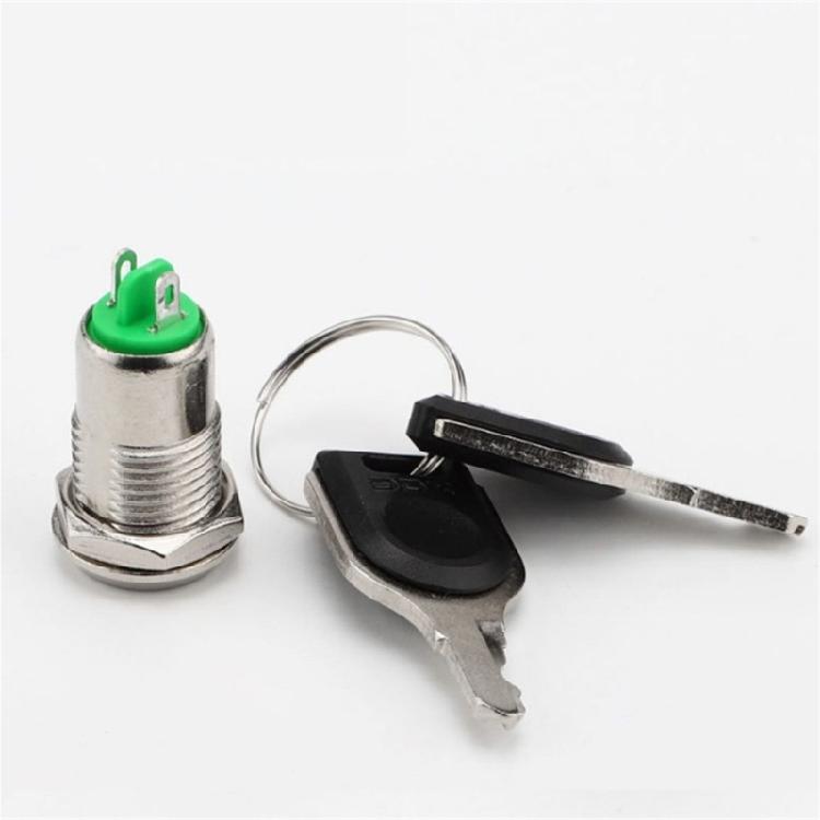 Industrial Grade Key Switches 2 Position On/Off Operation 500000 Mechanical Cycles IP54 Protection for Auto Motorcycle