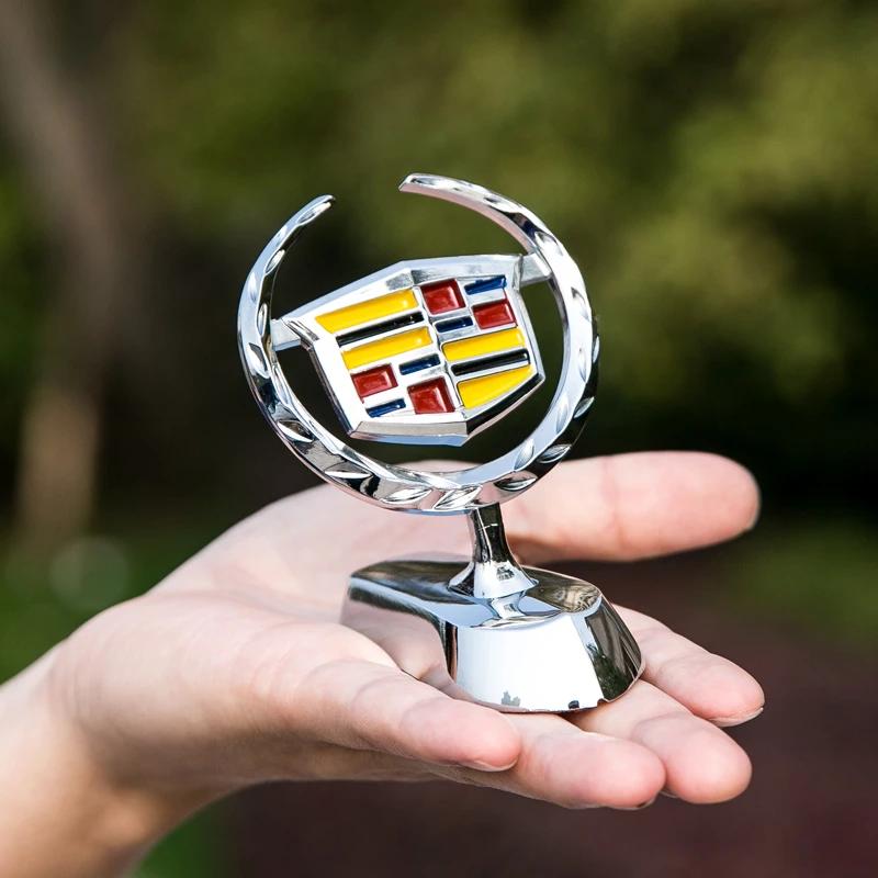 

Для Cadillac CTS BLS Escalade Seville Tiburon SLS XTS XT6 CT6 Хромированная эмблема-значок на капот автомобиля Наклейка на капот Логотип для автотюнинга