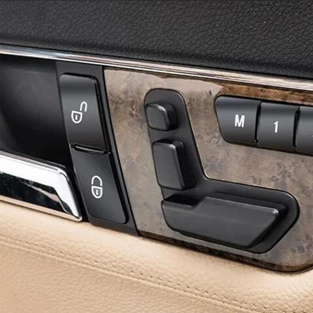 4x Door Unlock Switch Button Trim Cover For Mercedes Benz C Class W204 2007-2014