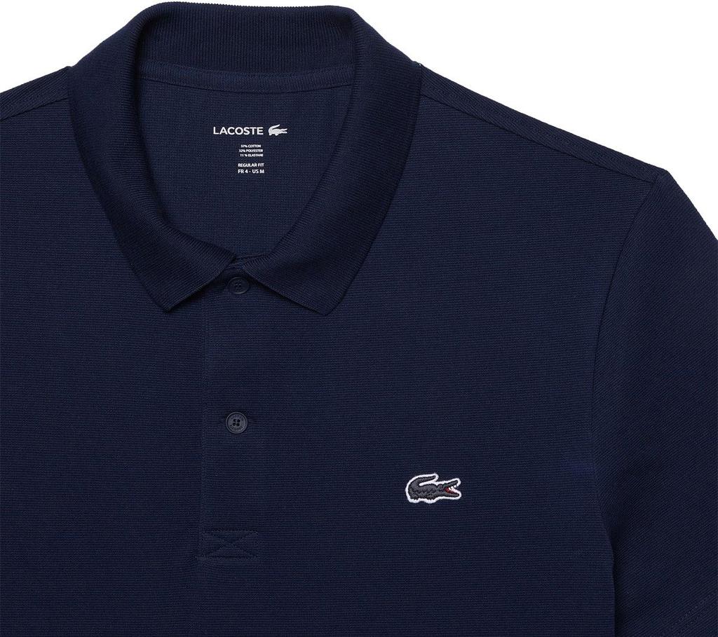 Lacoste Polo Shirt - Men's Polo Shirt Cotton Blue DH5522-166 Regular-Fit ORIGINAL