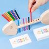 Educational Toy Puzzle Game For Kids Fishbone Color Pairing Toy Enhancing Hand Eye Coordination And Color Recognition